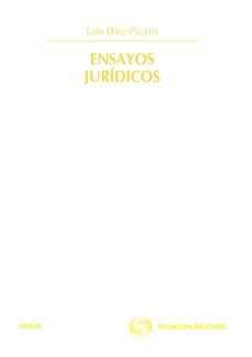 ensayos juridicos-luis maria diaz picazo-9788447036806