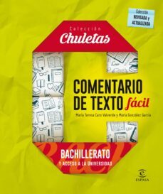 comentario de texto facil para bachillerato (ebook)-maria teresa caro valverde-maria gonzalez garcia-9788467007206