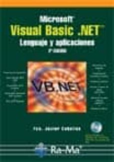 microsoft visual basic. net lenguaje y aplicaciones 2ª edicion-9788478977406