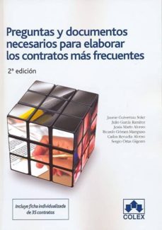 preguntas y documentos necesarios para elaborar los contratos mas frecuentes-jaume guivernau soler-9788483420706