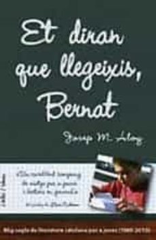 et diran que llegeixis, bernat-josep mª alog-9788489751606