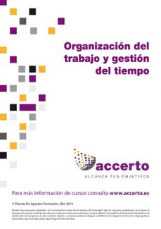 organización del trabajo y gestión del tiempo (ebook)-9788490630006