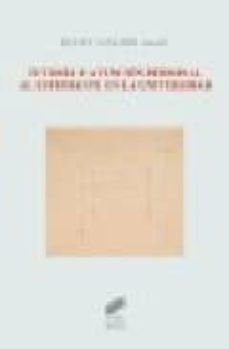 tutoria y atencion personal al estudiante en la universidad-rafael (coord.) sanz oro-9788497566506
