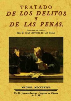 tratado de los delitos y las penas (ed. facsimil de la ed. de 177 4)-cesare beccaria bonesana-9788497611206