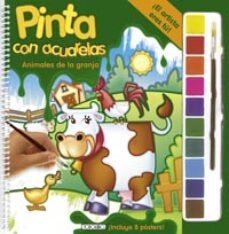 animales de la granja: pinta con acuarelas-9788499136806