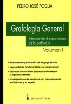 grafologia general (vol. i) (3ª ed.)-pedro jose foglia-9789508922106
