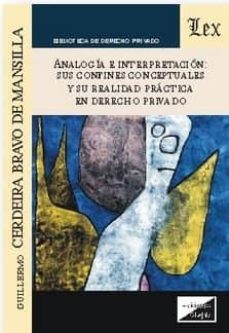 analogia e interpretacion: sus confines conceptuales y su realidad practica en derecho privado-9789875722606