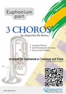 euphonium b.c. parts "3 choros" by zequinha de abreu for euphonium and piano (ebook)-9791221310306