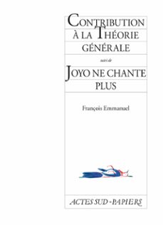 -françois emmanuel-9782330105716