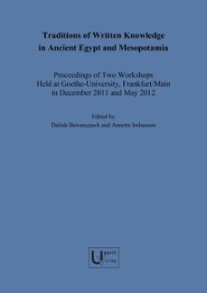 traditions of written knowledge in ancient egypt and mesopotamia (ebook)-9783868351316