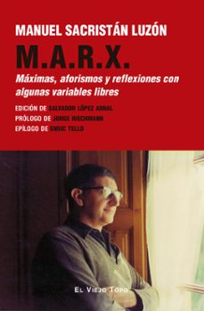 m.a.r.x.-manuel sacristan luzon-9788410328716