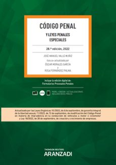 codigo penal y leyes penales especiales-9788411250016