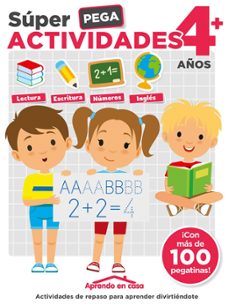 aprendo en casa súper pega actividades 4+-9788411512916