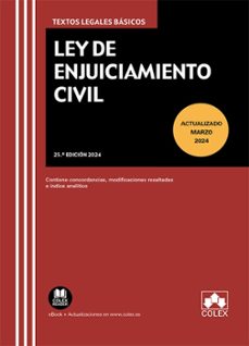 ley de enjuiciamiento civil 2024-9788411943116