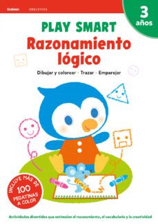 cuadernos playsmart/gakken: razonamiento logico (3 años)-9788414028216
