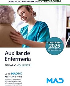 auxiliar de enfermeria. temario volumen1-9788414292716