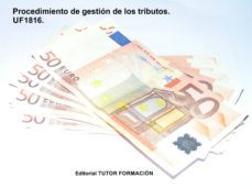 procedimiento de gestion de los tributos. uf1816-maria encarnacion rojo franco-9788416482016