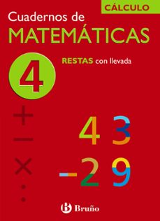 cuaderno de matematicas 4: restas con llevada-9788421656716