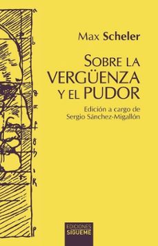 sobre la verguenza y el pudor-max scheler-9788430122516