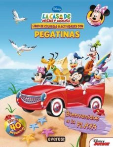 la casa de mickey mouse: bienvenidos a la playa: libro de activid ades con pegatinas-9788444168616