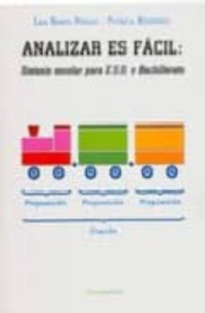analizar es facil: sintaxis escolar para eso y bachillerato 2ªed-patricia rodriguez-laia benito-9788460989516