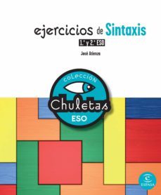 ejercicios de sintaxis 1º y 2º eso (chuletas)-jose atienza-9788467025316