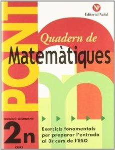 quadern matematiques 2º pont eso cat-9788478875016