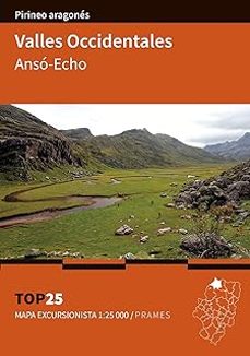 valles occidentales. anso-echo. top 25. mapa excursionistas 1:25.000-9788483214916