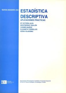 estadistica descriptiva-mª victoria alea-9788483382516