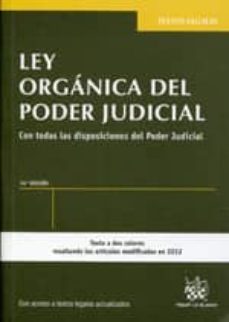 ley organica del poder judicial. 14ª edicion-9788490338216