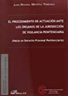 procedimiento de actuacion ante los organos de la jurisdiccion de vigilancia penitenciaria-juan rafael benitez yebenes-9788491481416