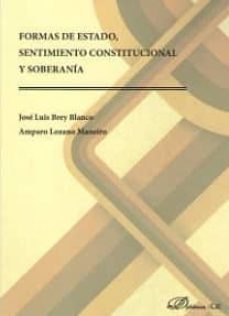 formas de estado, sentimiento constitucional y soberania-jose luis brey blanco-9788491484516