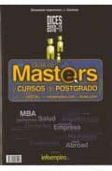 dices 2010-11: guia de masters y cursos de postgrado-9788492485116