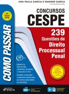 como passar em concursos cespe: direito processual penal (ebook)-9788582422816