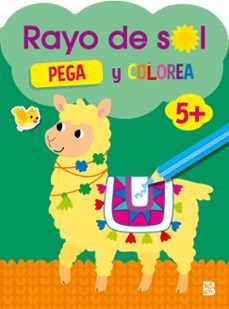 rayo de sol +5 pega y colorea-9789403240916