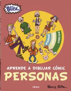 aprende a dibujar comic: personas-bruce blitz-9789463594516