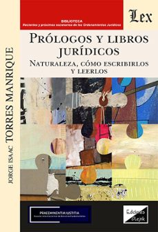 prologos y libros juridicos-jorge isaac torres manrique-9789564074016