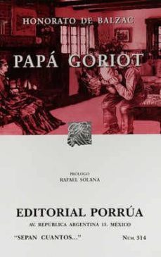 papa goriot-9789700742816