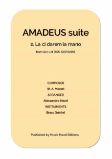 amadeus suite - 2. la ci darem la mano from act 1 of don giovanni (ebook)-9791220876216