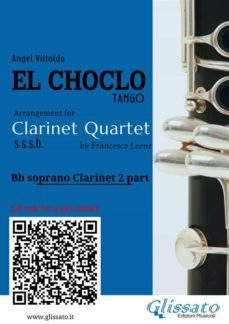 bb clarinet 2 part of "el choclo" for clarinet quartet (ebook)-9791221392616