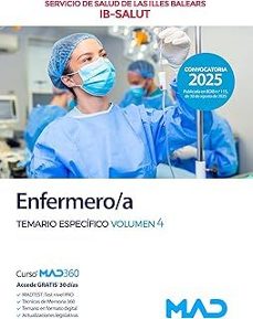 enfermero/a del servicio de salud de las illes balears (ib salut) temario especifico volumen 4.-9791370282516