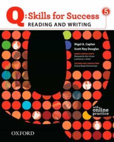 q: skills for success 5 reading & writing student book with student access code card-9780194756426