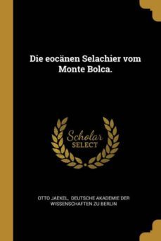 die eocanen selachier vom monte bolca-9780341298526