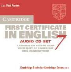 cambridge first certificate in english 7: audio cd set-9780521611626