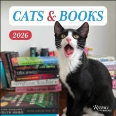 cats and books 2026 wall calendar-9780789348326