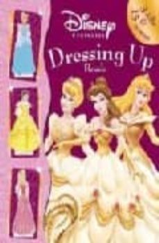 disney princess dressing up book (3 dolls & 15 growns)-9781405484626