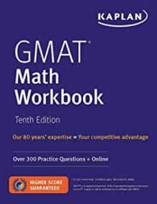 gmat math workbook: over 300 practice questions + online (kaplan test prep) (10th ed.)-9781506263526