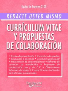 redacte usted mismo curriculum vitae y propuestas de colaboracion (ebook)-9781639199426