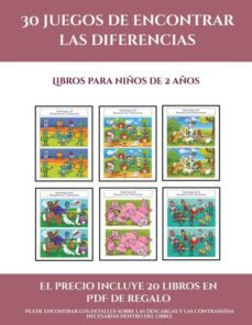 LIBROS PARA NINOS DE 2 ANOS 30 JUEGOS DE ENCONTRAR LAS DIFERENCIAS, GARCIA  SANTIAGO, Fichas de preescolar