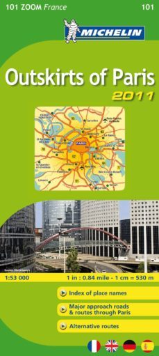 outskirts of paris / banilieue de paris 2012 (1:53000) (ref. 101) (mapa zoom)-9782067148826